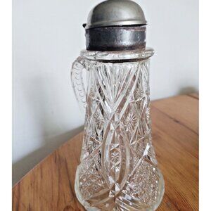 Antique 1920's Victorian Style Syrup/Molasses Jug EAPG 7" tall